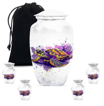 Large Urn with 4 Small Urn