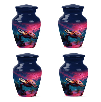  cremation urn with wolf howling theme