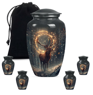 Large Urn with 4 Small Urn