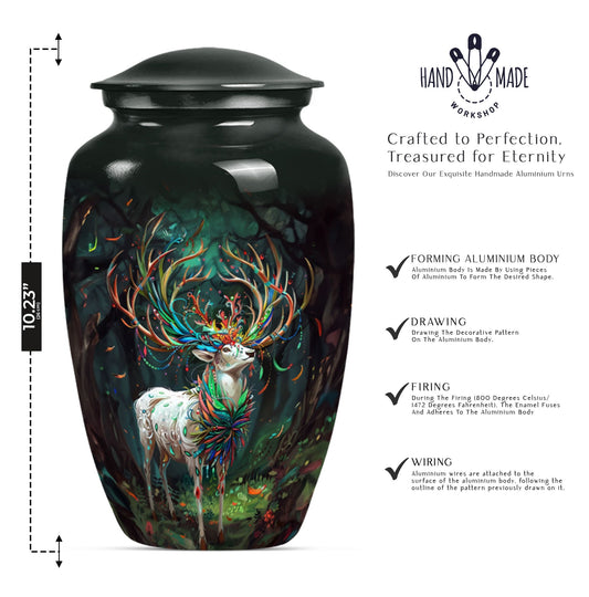 deer urn for adult ashes