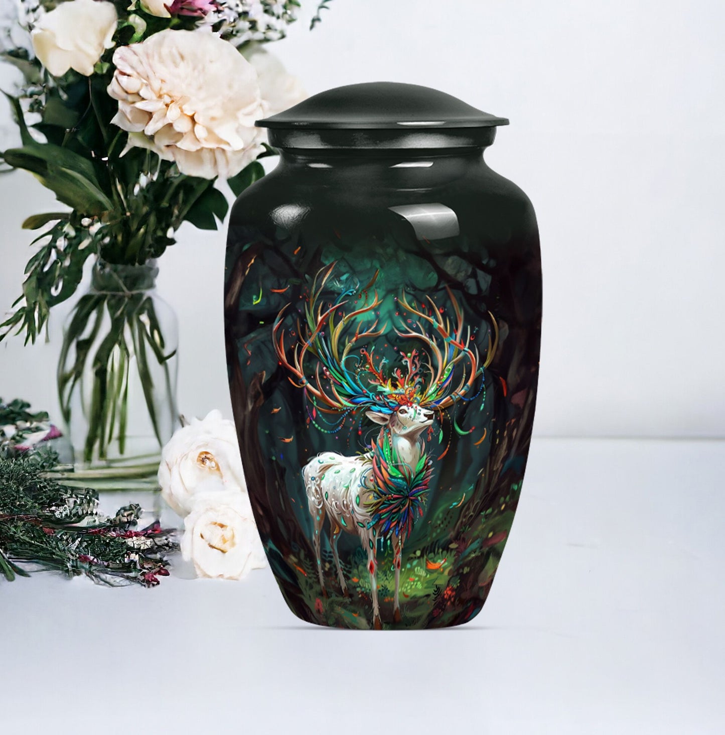 deer urn for adult ashes