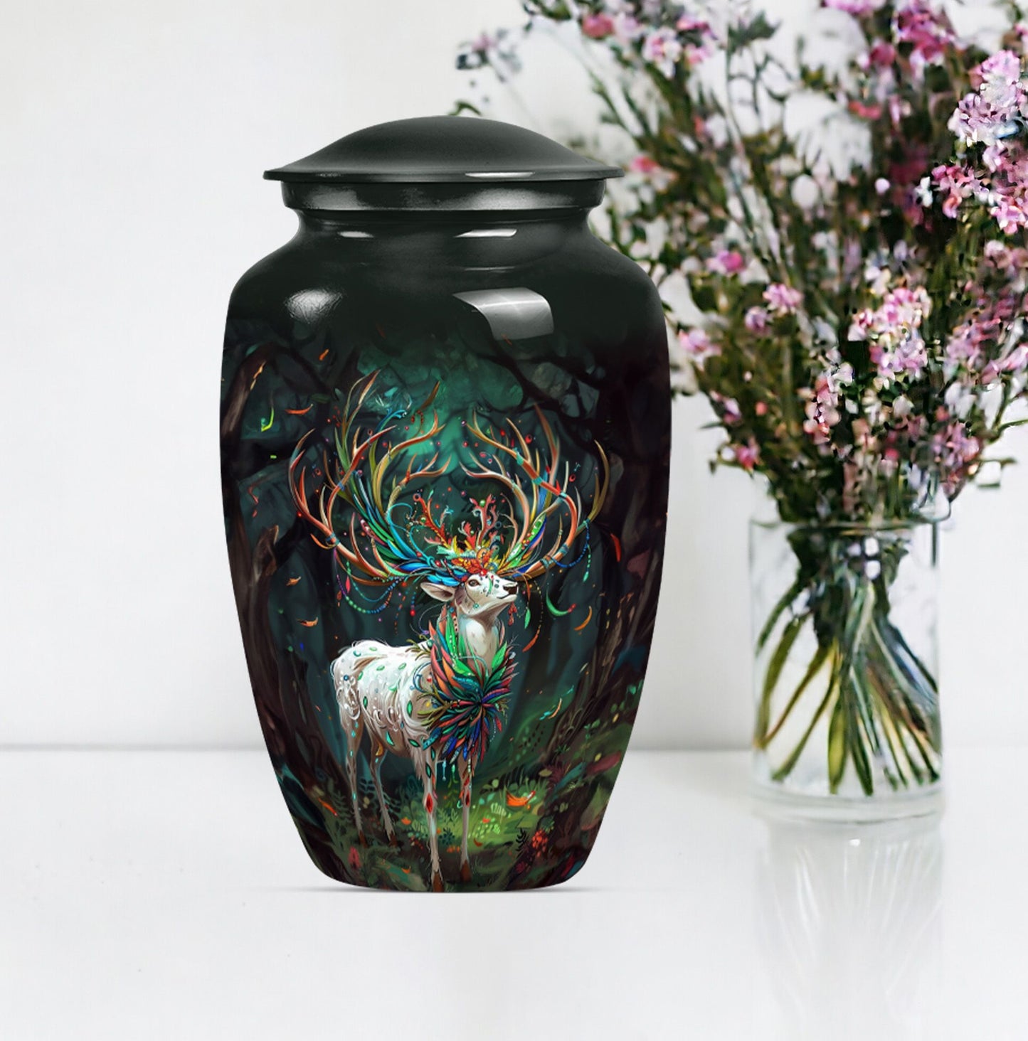 deer urn for adult ashes