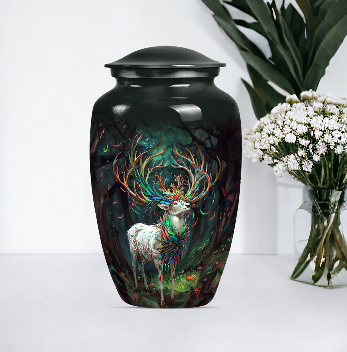 deer urn for adult ashes