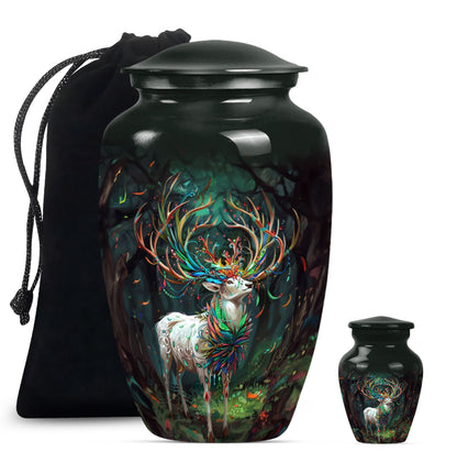 deer urn for adult ashes