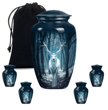 Large Urn with 4 Small Urn