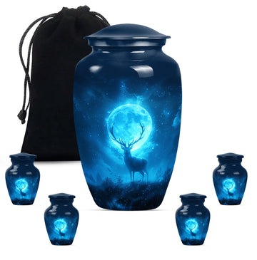 Large Urn with 4 Small Urn