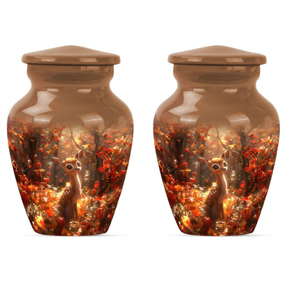 Deer Theme 3 Inch Keepsake Pack of 2