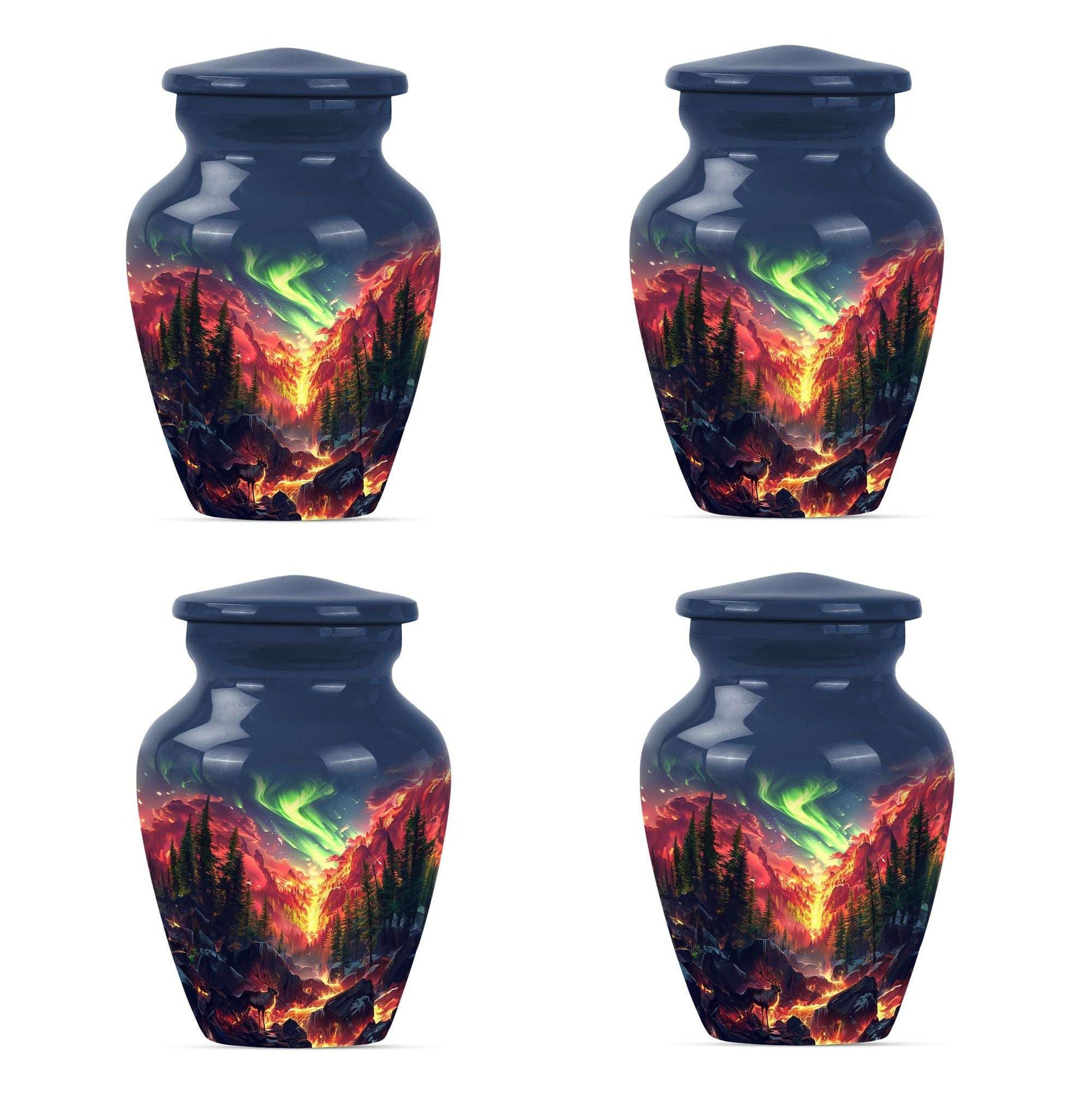 Deer Theme 3 Inch Keepsake Pack of 4