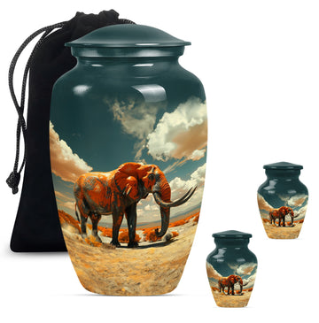 Large Urn with 2 Mini Urn