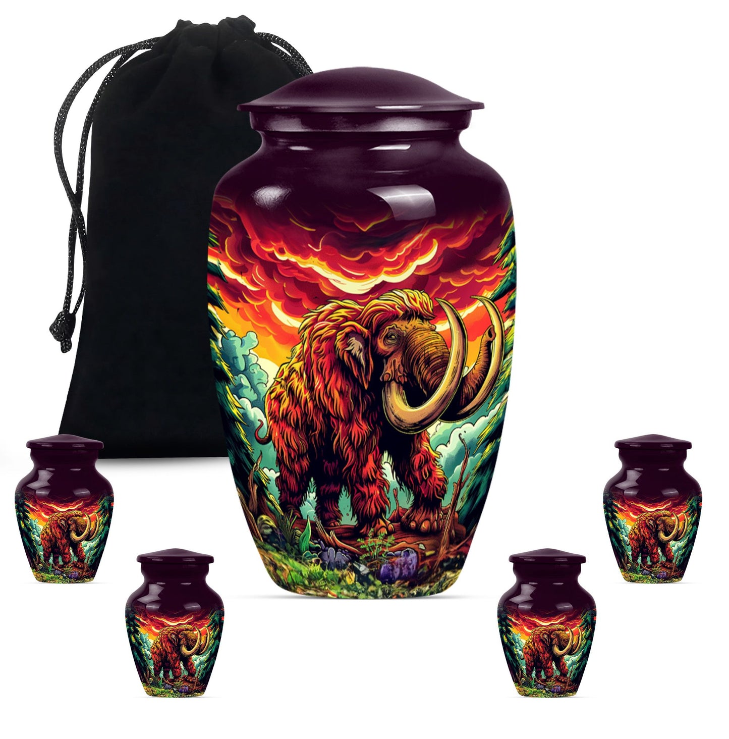 mammoth urn for dad's cremation