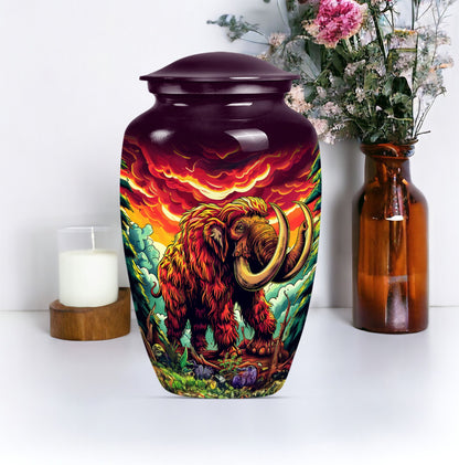mammoth urn for dad's cremation