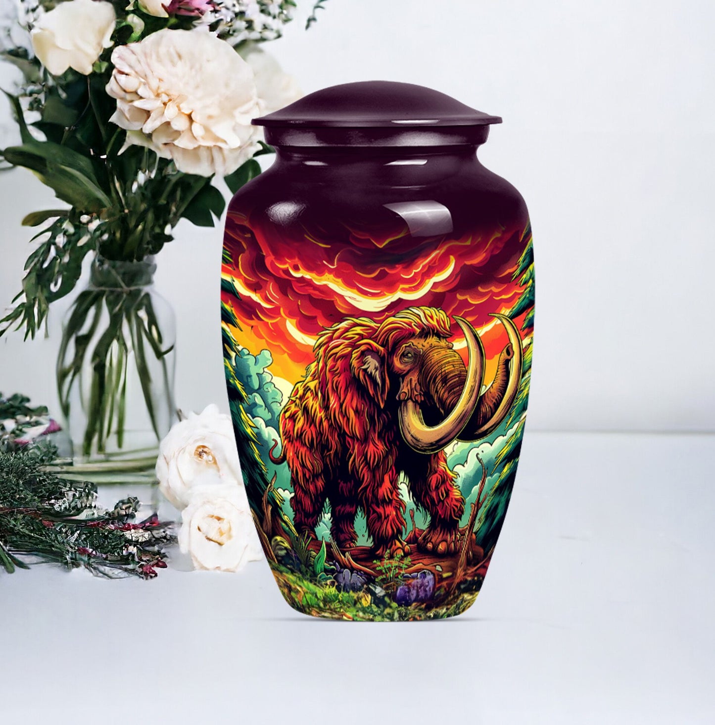 mammoth urn for dad's cremation
