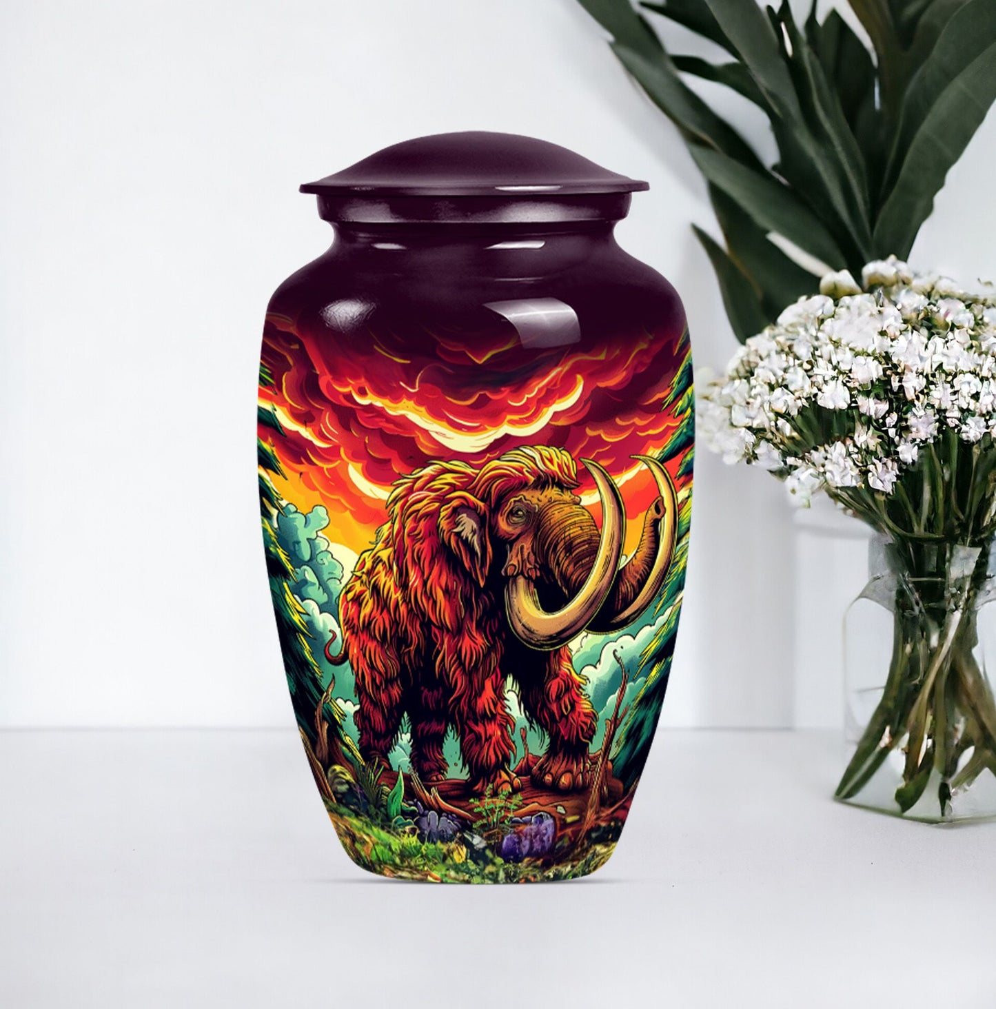 mammoth urn for dad's cremation