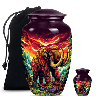mammoth urn for dad's cremation