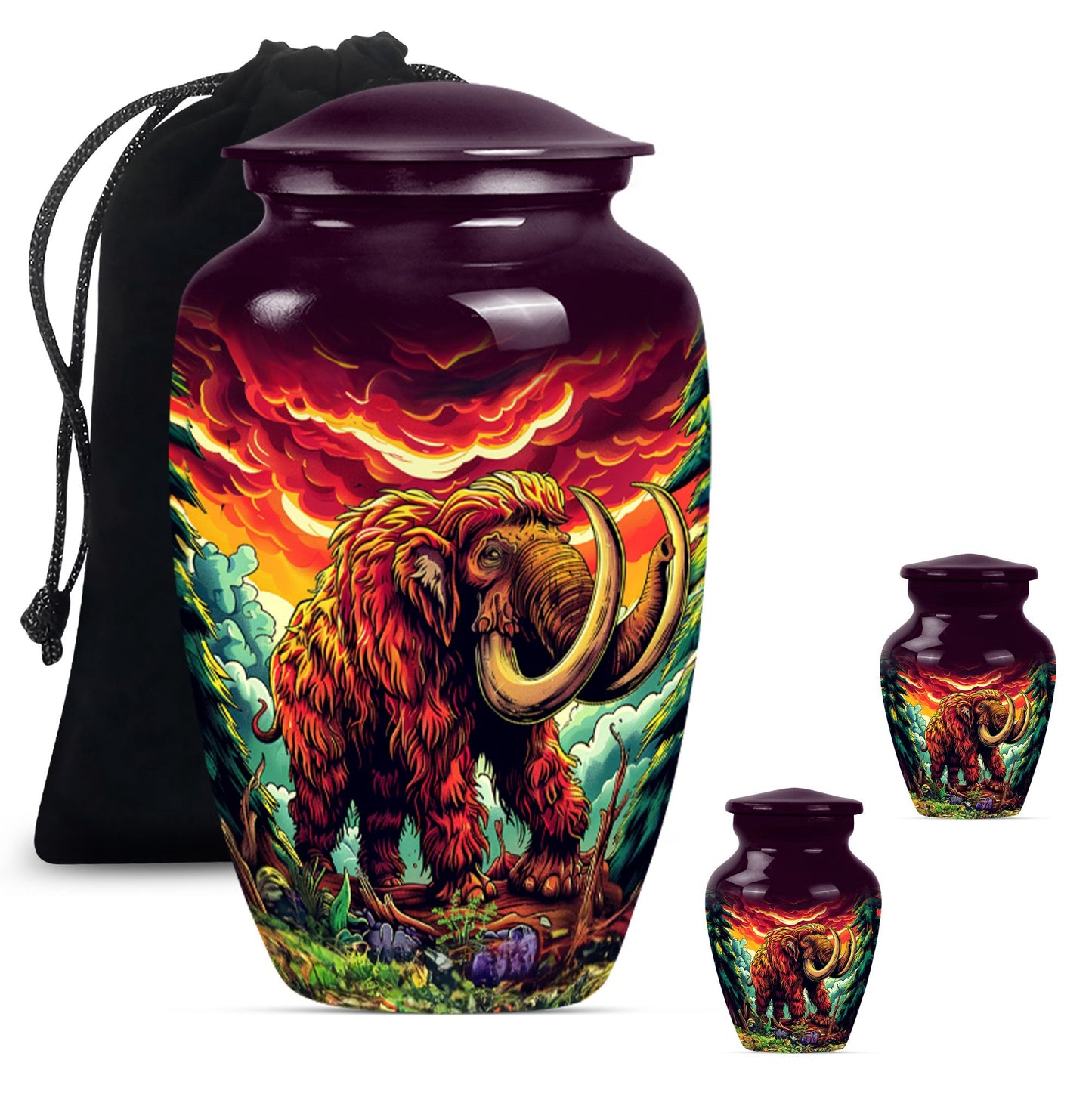 mammoth urn for dad's cremation