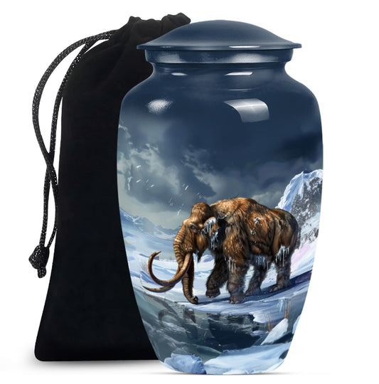 mammoth urn for ashes.