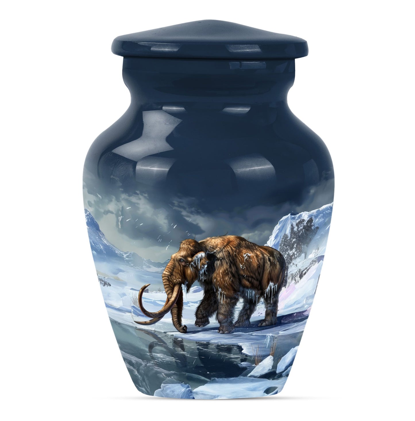 mammoth urn for ashes.