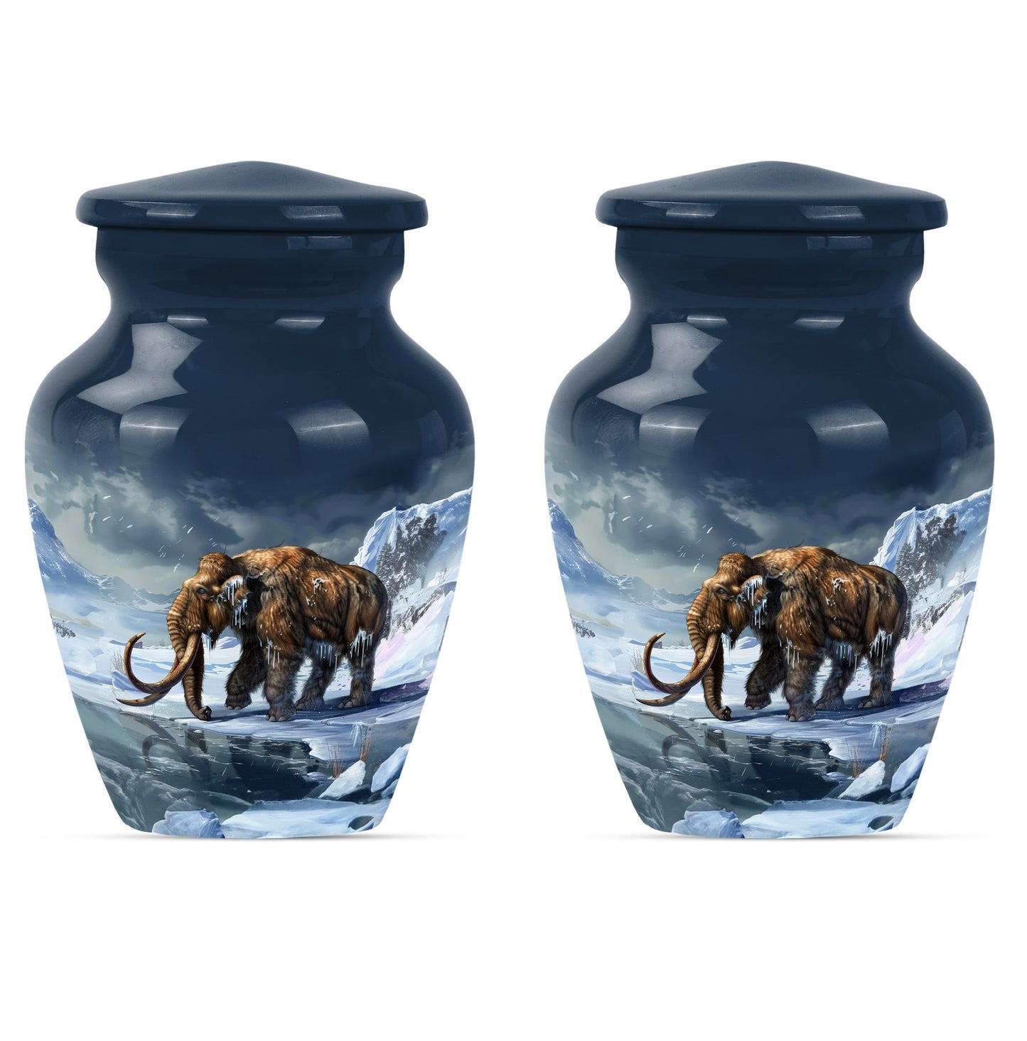 mammoth urn for ashes.