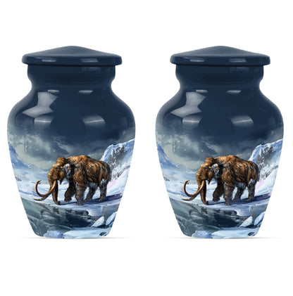mammoth urn for ashes.