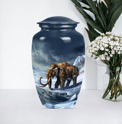 mammoth urn for ashes.