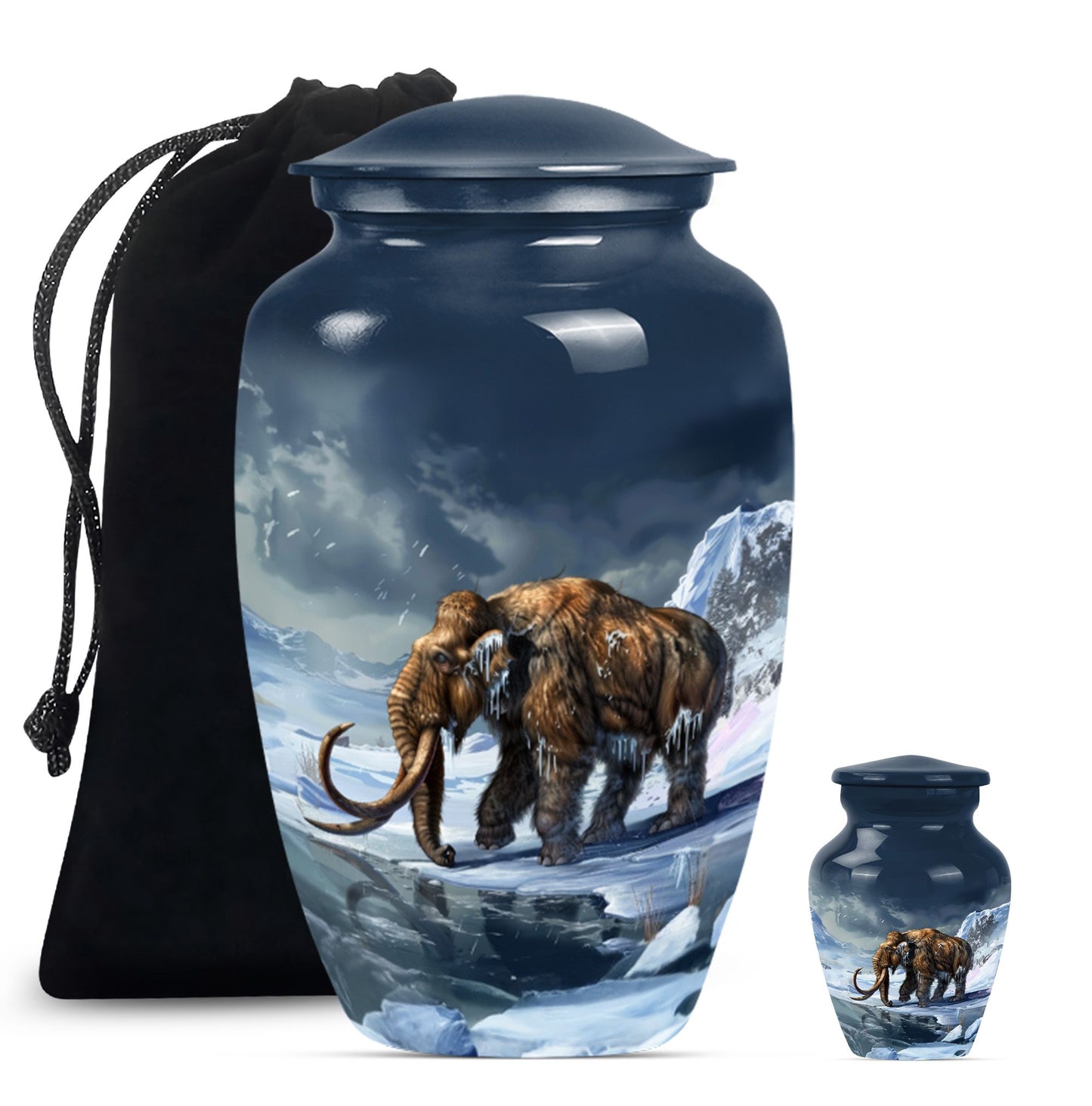 mammoth urn for ashes.