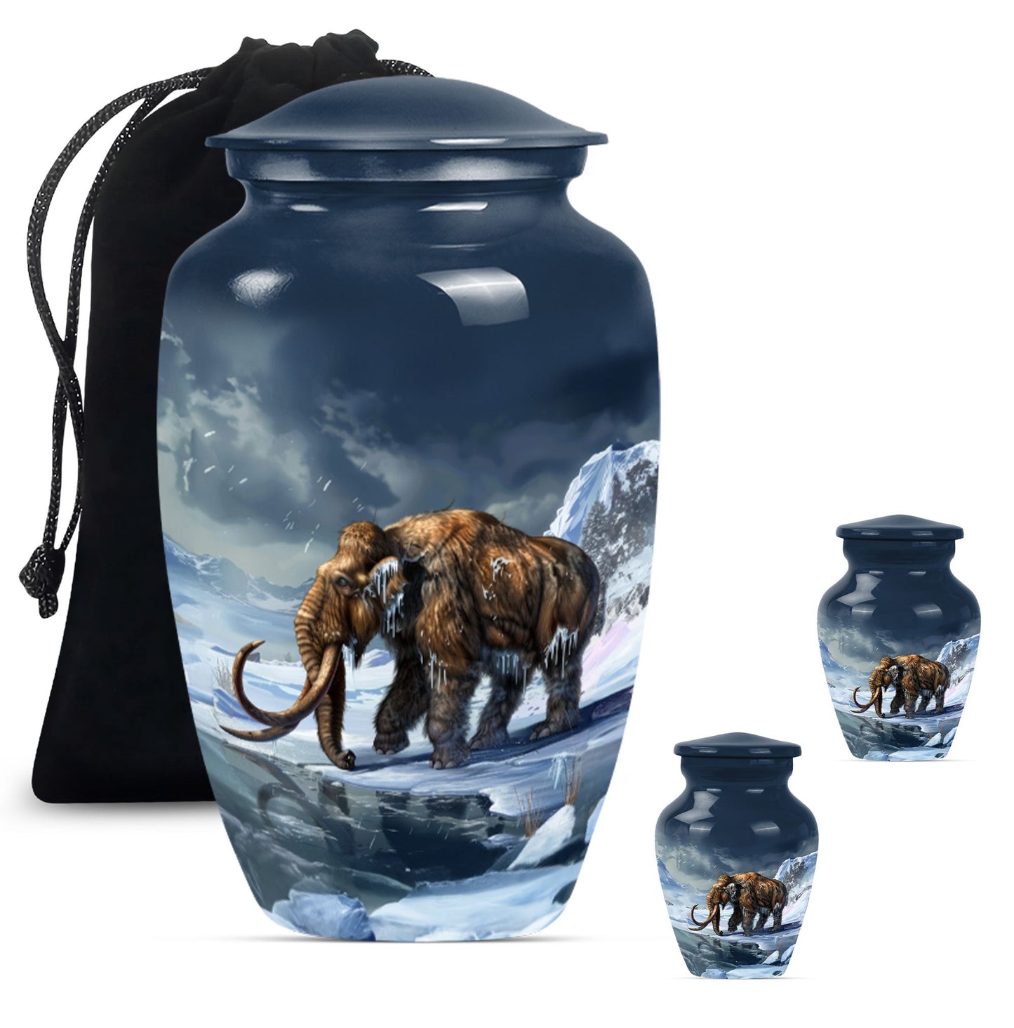 mammoth urn for ashes.
