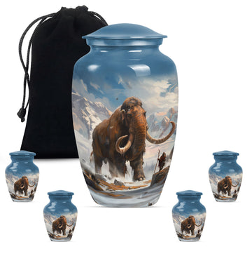 Large Urn with 4 Small Urn