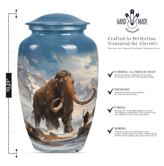 mammoth urn featuring floral design