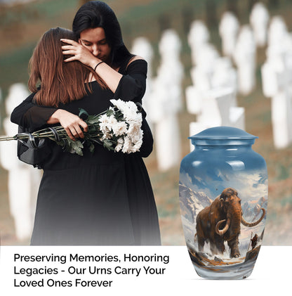 mammoth urn featuring floral design