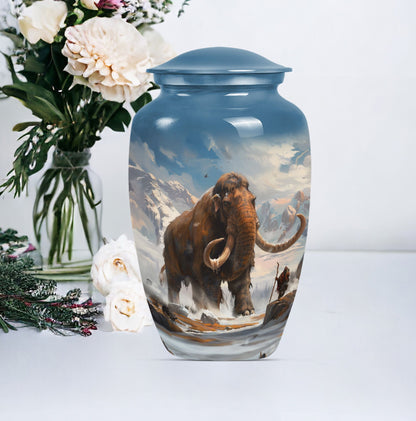 mammoth urn featuring floral design