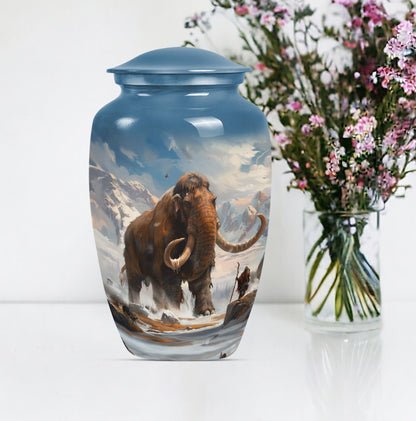 mammoth urn featuring floral design