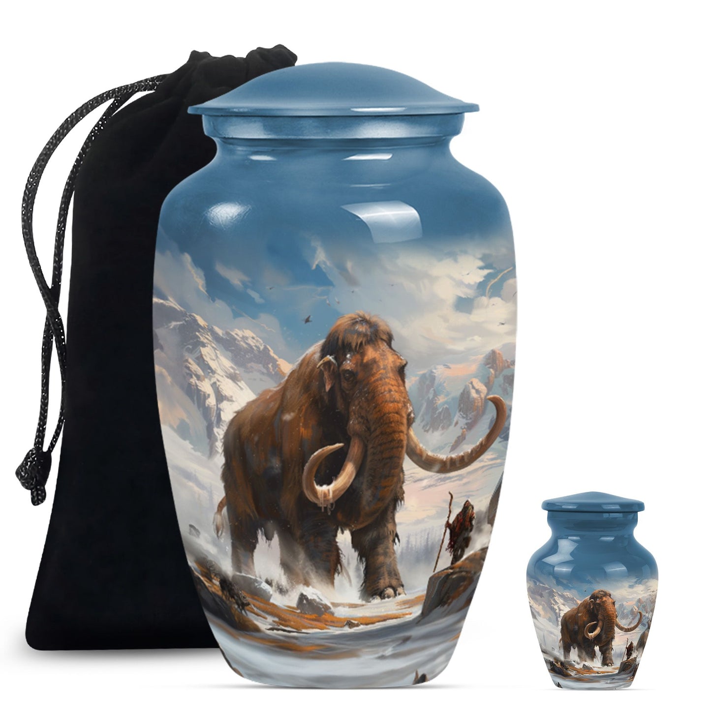 mammoth urn featuring floral design