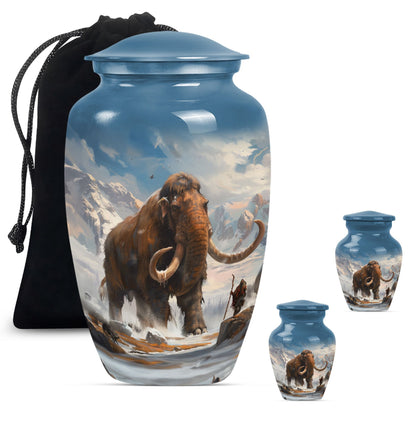 mammoth urn featuring floral design