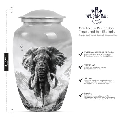 10-inch classic mammoth urn.