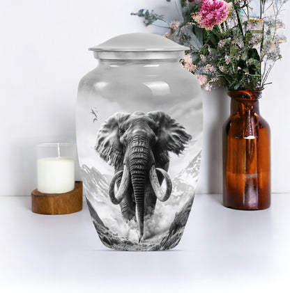 10-inch classic mammoth urn.