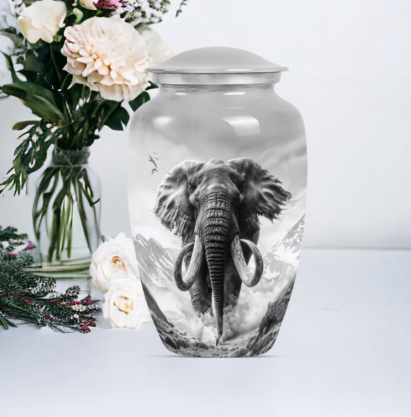 10-inch classic mammoth urn.