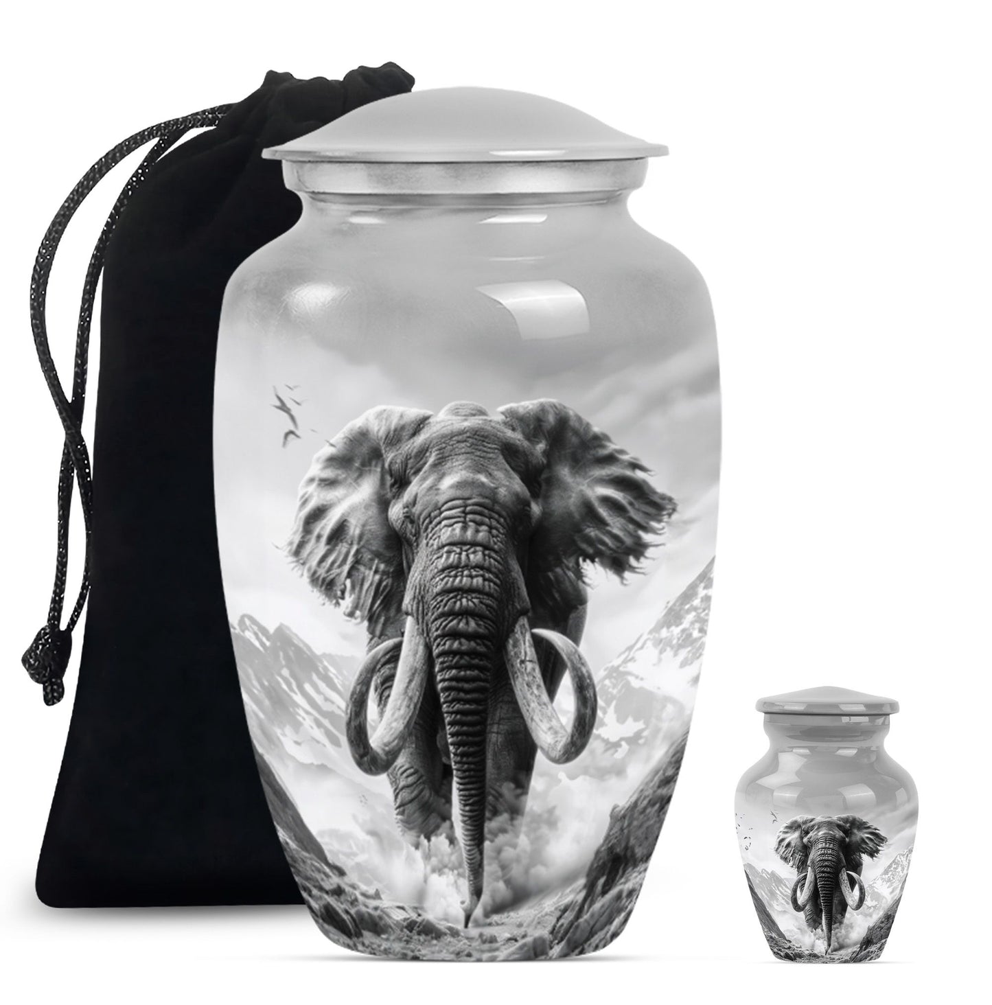 10-inch classic mammoth urn.