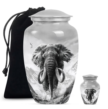 10-inch classic mammoth urn.