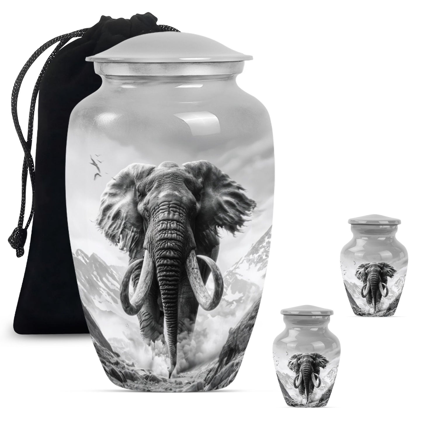 10-inch classic mammoth urn.