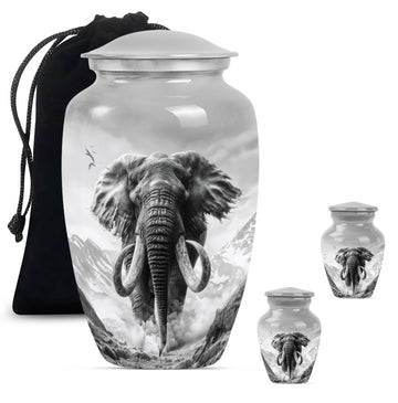 Large Urn with 2 Mini Urn