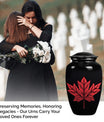 leaf urn for memorial burials