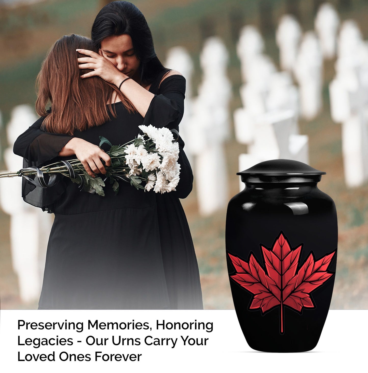 leaf urn for memorial burials