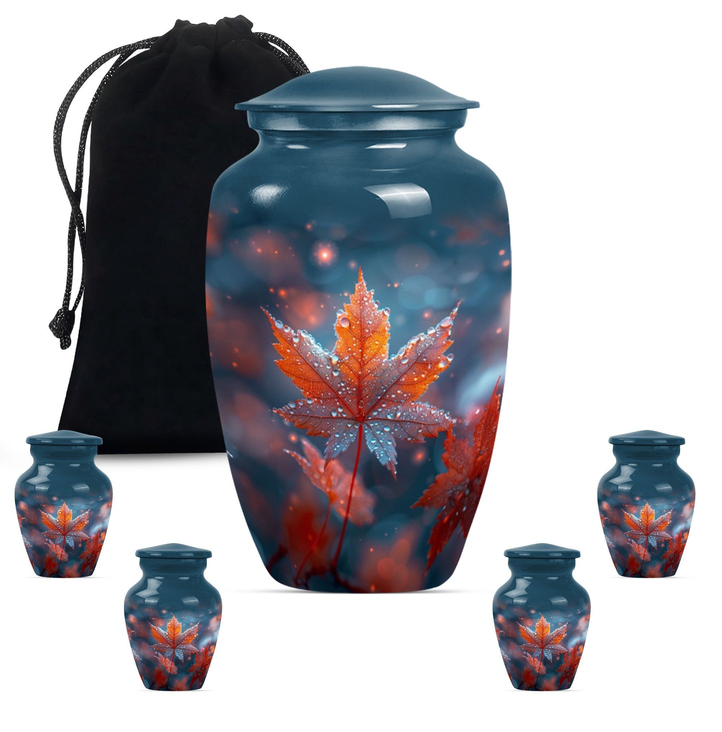 mapple leaf urn