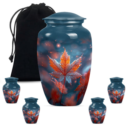 mapple leaf urn