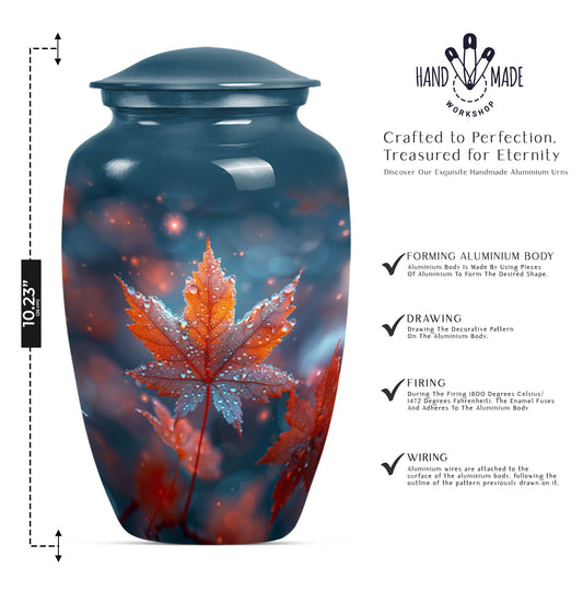 mapple leaf urn