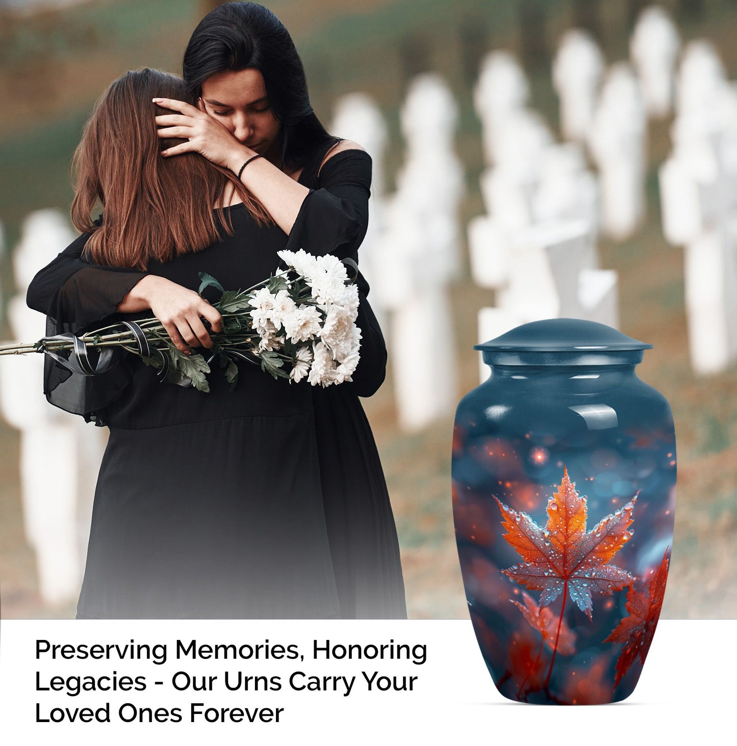mapple leaf urn