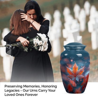 mapple leaf urn
