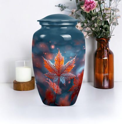 mapple leaf urn