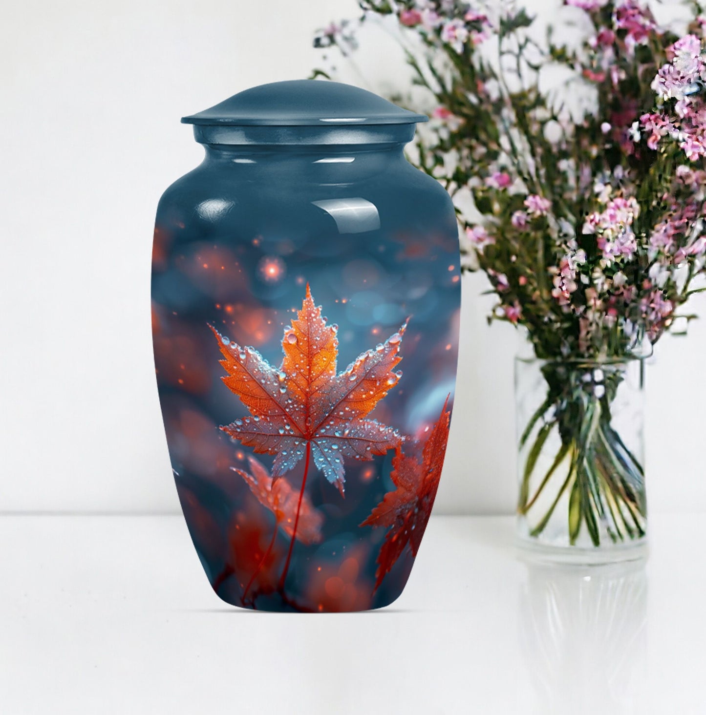 mapple leaf urn