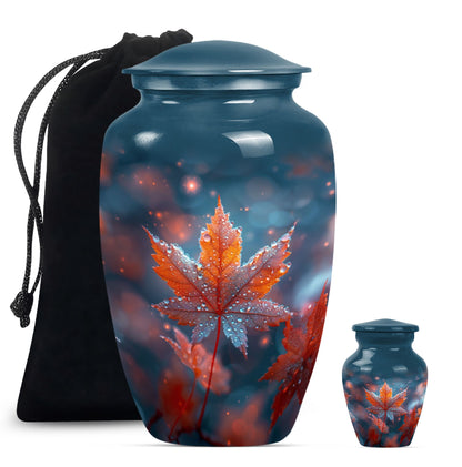 mapple leaf urn